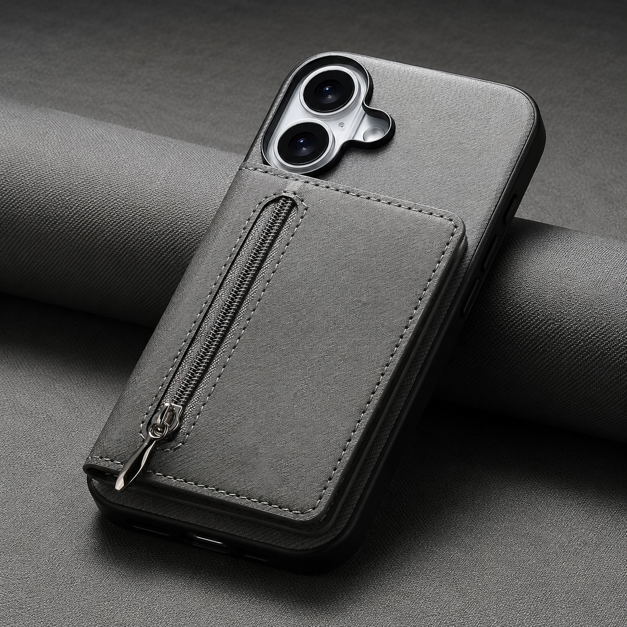 Premium iPhone Case Magnetic Wallet Cover with Camera Lens Protection, RFID Blocking Card Holder, Shockproof PU Leather Construction, Non Slip Design