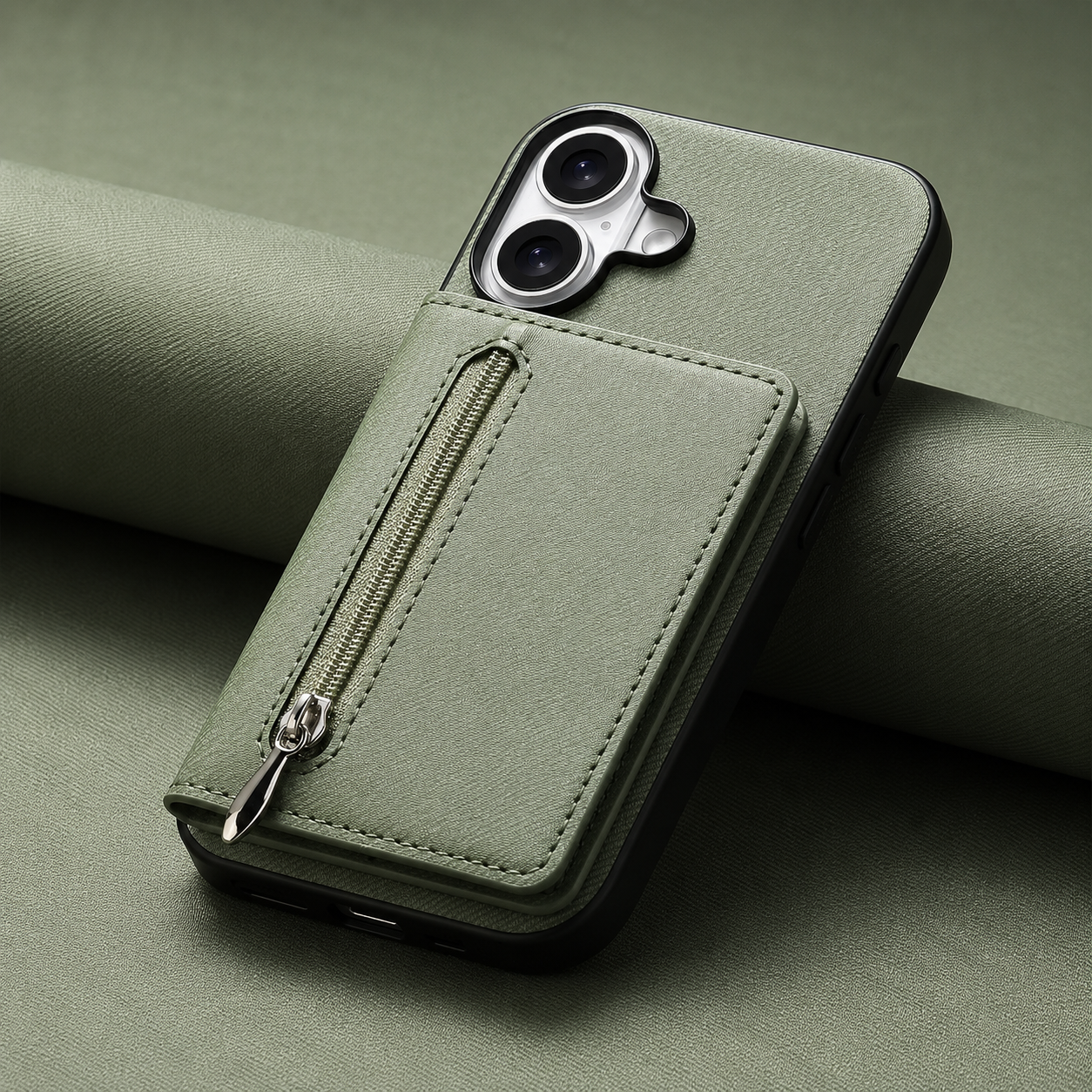 Premium iPhone Case Magnetic Wallet Cover with Camera Lens Protection, RFID Blocking Card Holder, Shockproof PU Leather Construction, Non Slip Design