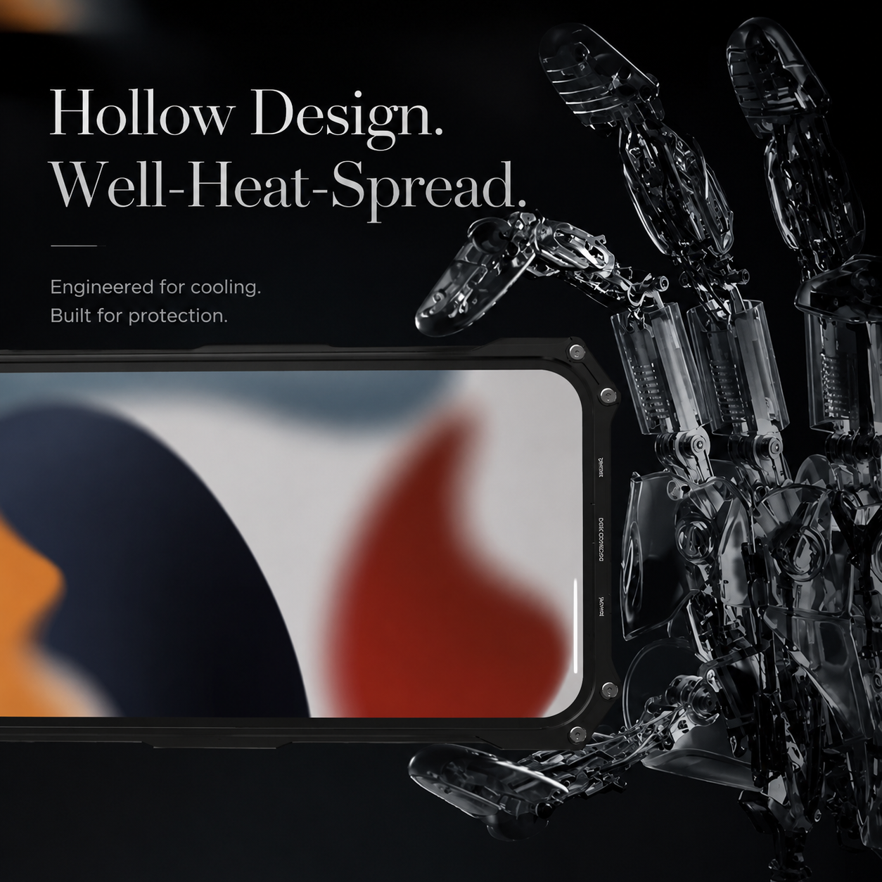 Premium iPhone Case Metal Armor Build with Camera Lens Protection Heavy Duty Structure Anti Scratch Texture Non Slip Shock Resistant Grip