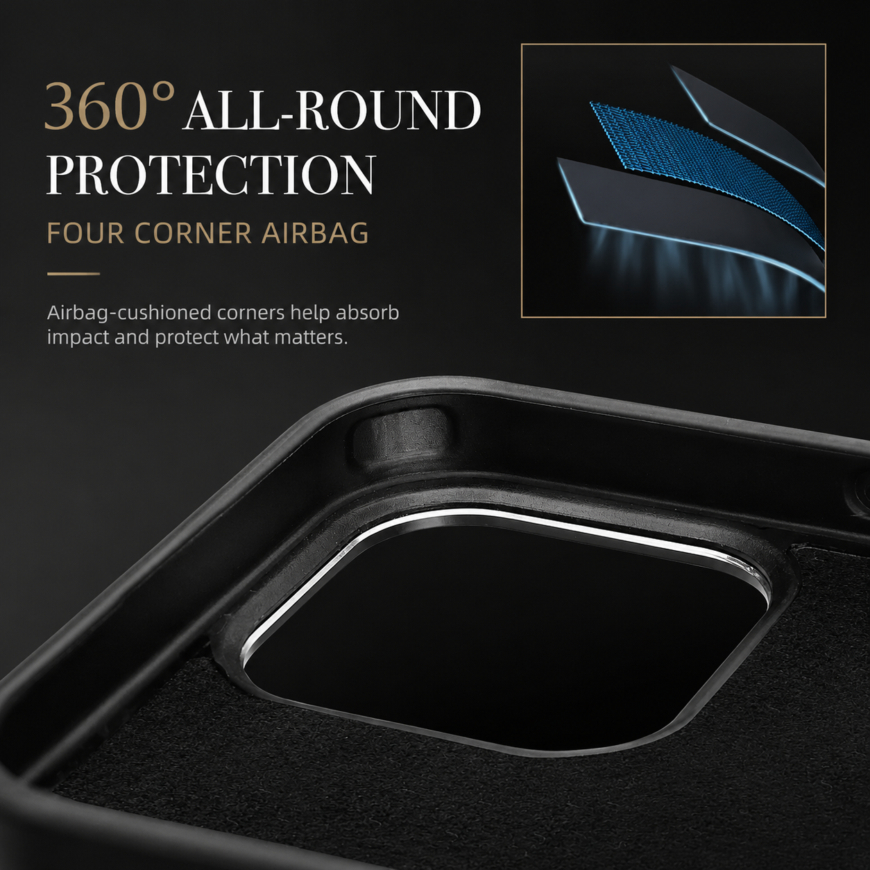 Premium iPhone Case Metal Frame Carbon Fiber Aramid Armor Cover Shockproof Full-Coverage Wireless Charging Anti-Fingerprint Protective Design