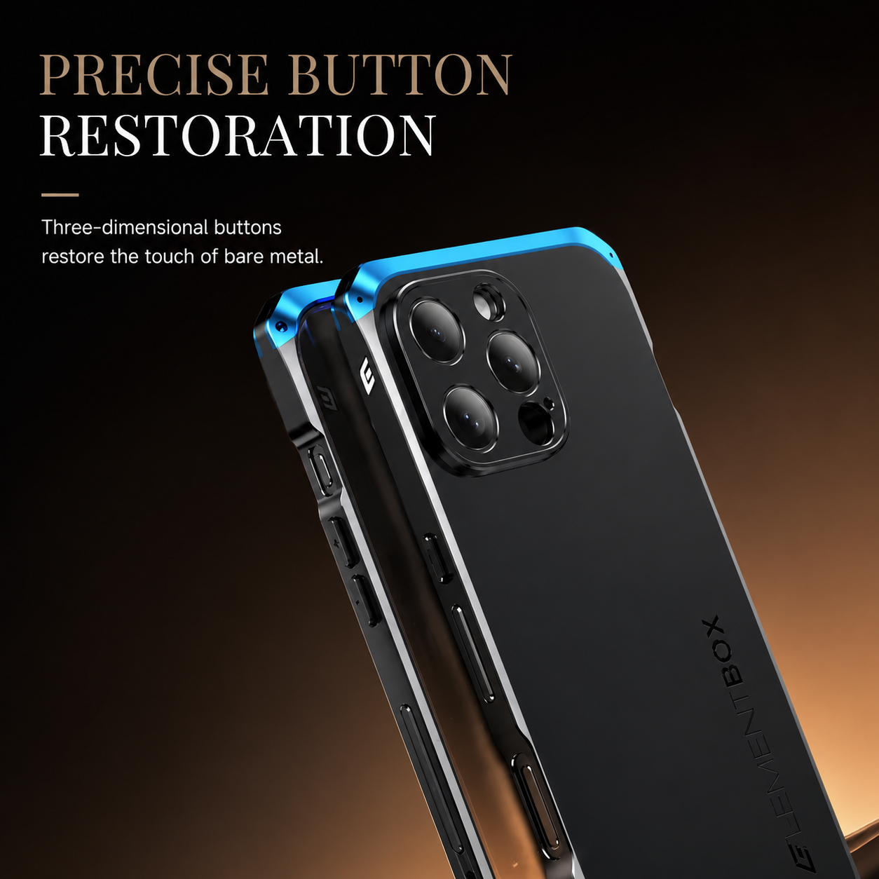 Premium iPhone Case PC + Aluminum Alloy Full-Coverage Protective Shell with Washable Anti-Scratch Dustproof Design, Non-Slip Lightweight Build