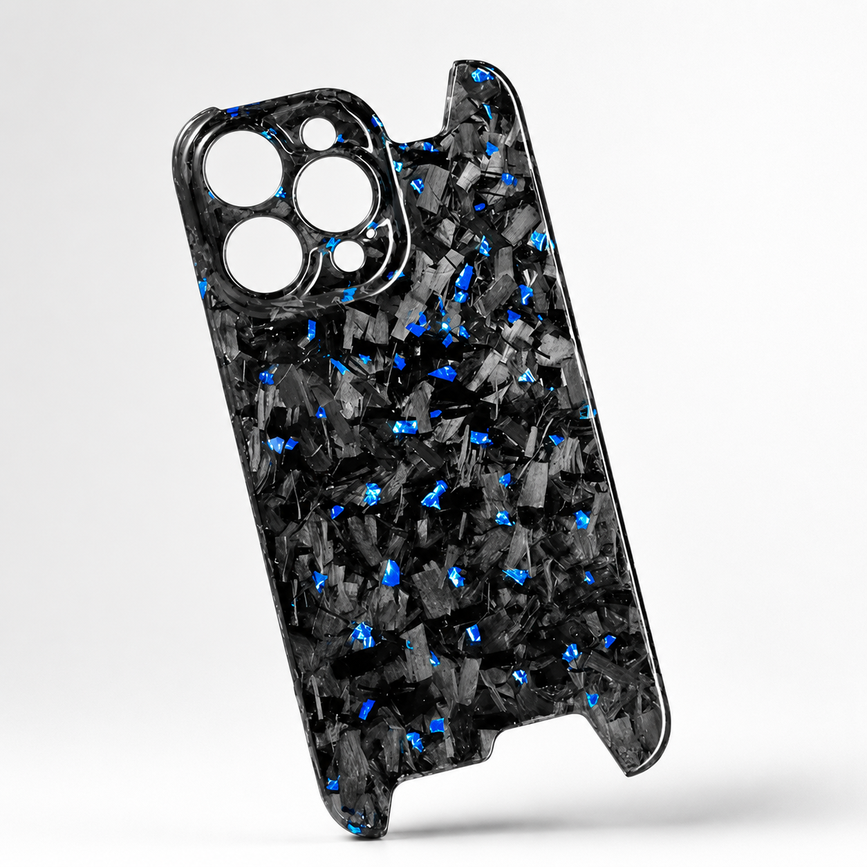 Premium iPhone Case Real Forged Carbon Fiber Cover Camera Lens Protection Ultra Thin Lightweight Shockproof Anti Scratch Wireless Charging Design