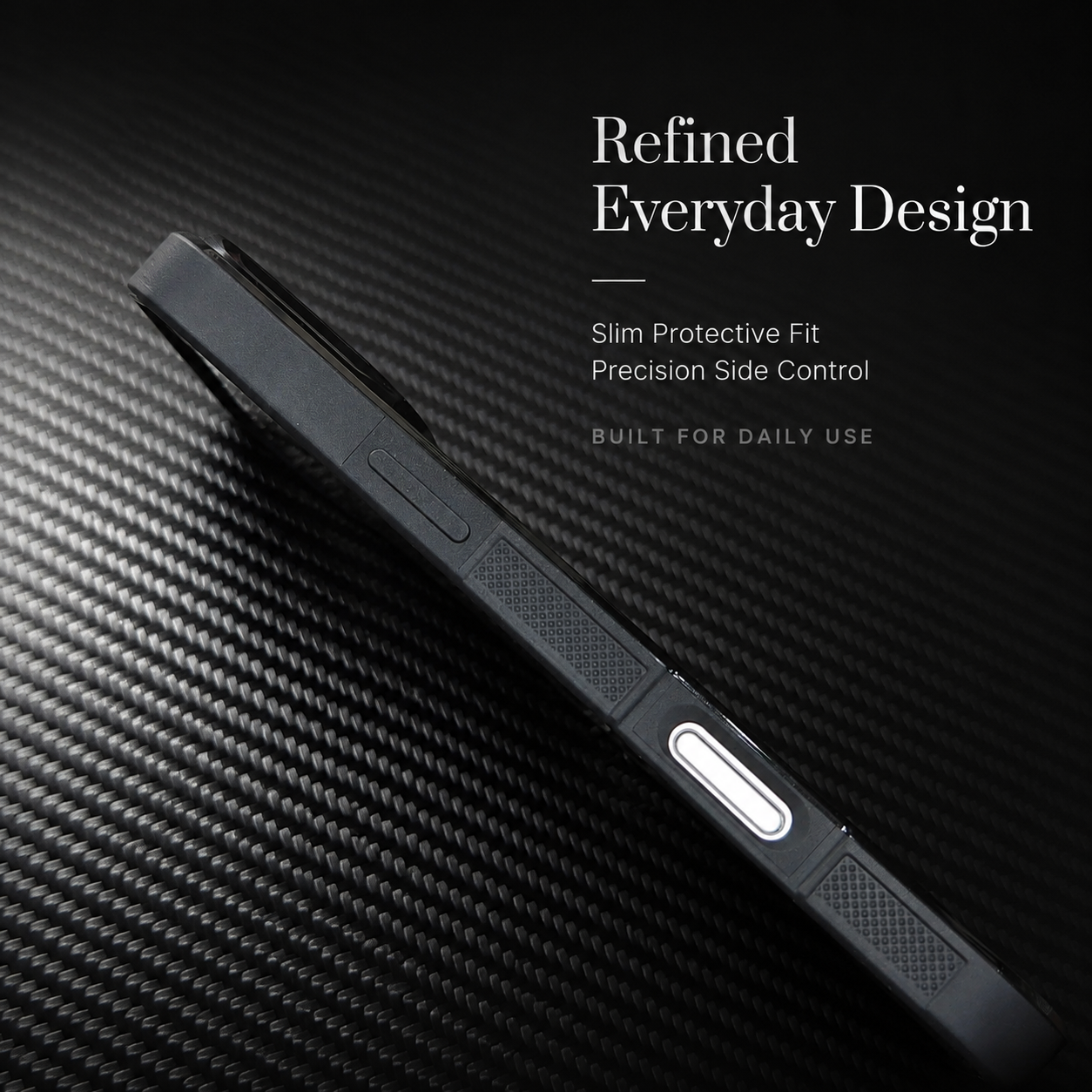 Premium iPhone Case Real Forged Carbon Fiber Finish MagSafe Compatible Camera Lens Protection Shockproof Anti Scratch Lightweight Slim Non-Slip Cover