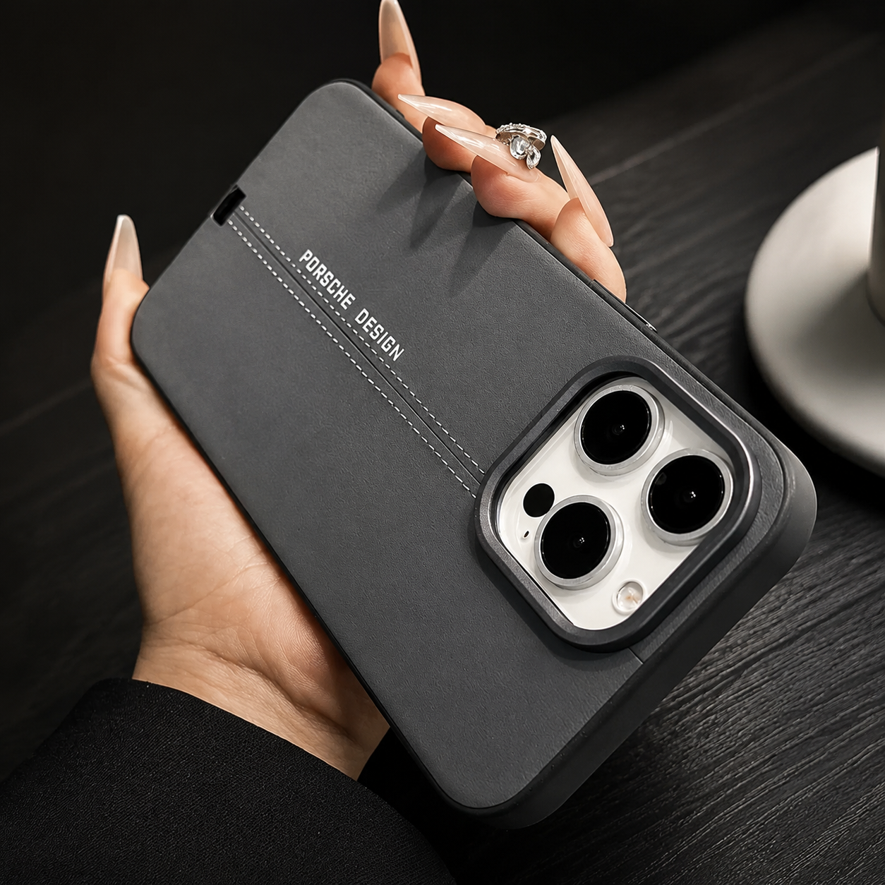 Premium iPhone Case Real Forged Carbon Fiber MagSafe Cover Shockproof Dual-Layer TPU Hybrid Lightweight Non-Slip Full-Coverage Protective Design