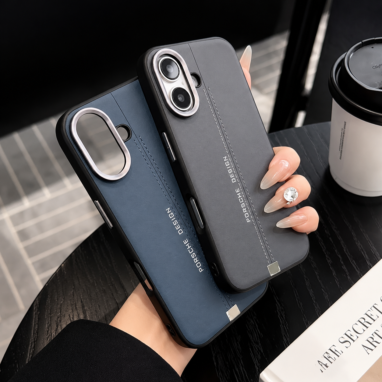 Premium iPhone Case Real Forged Carbon Fiber MagSafe Cover Shockproof Dual-Layer TPU Hybrid Lightweight Non-Slip Full-Coverage Protective Design