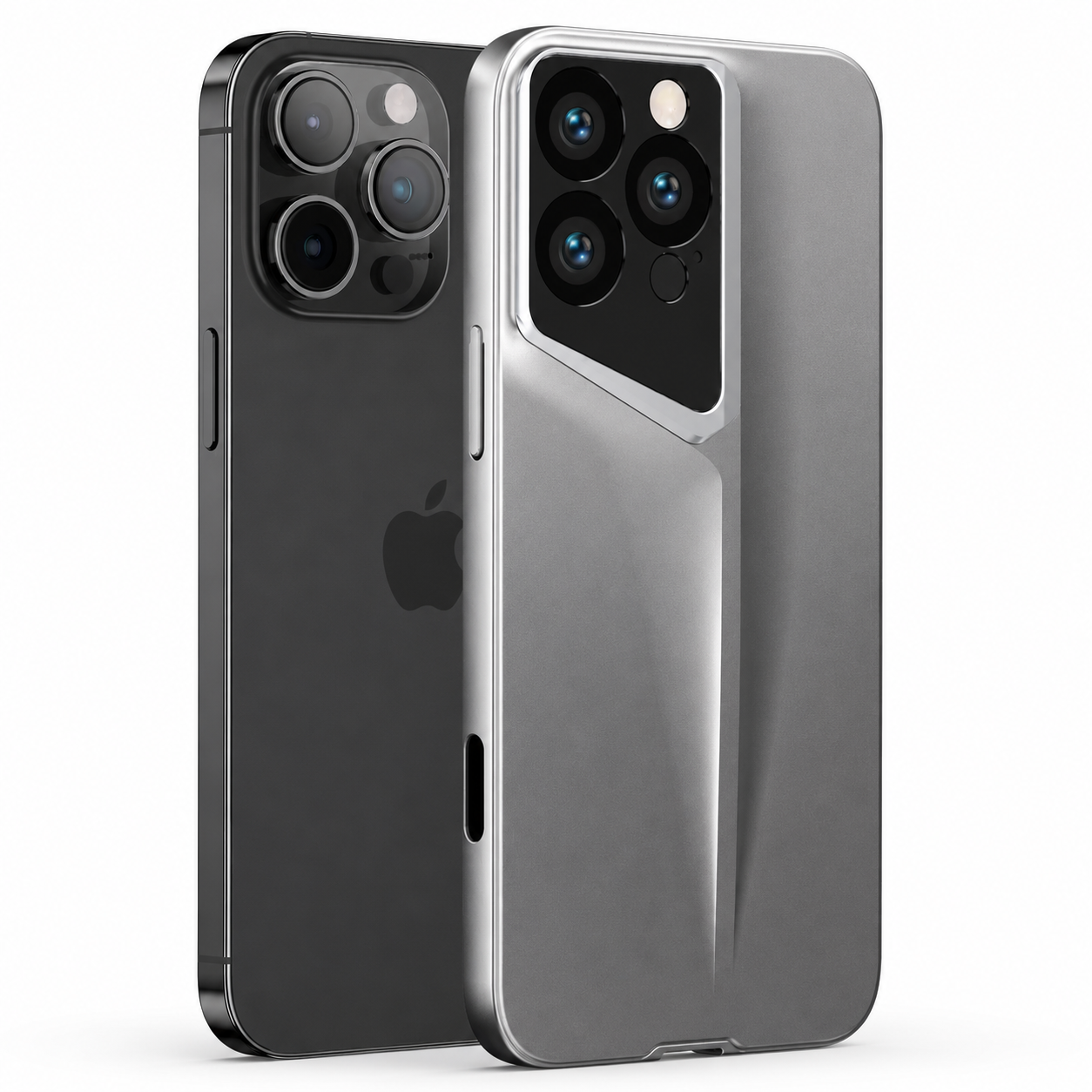 Premium iPhone Case Slim Matte Hard PC Cover with Camera Lens Guard, Anti Fingerprint Finish, Secure Grip, Shockproof Coverage and Full Protection