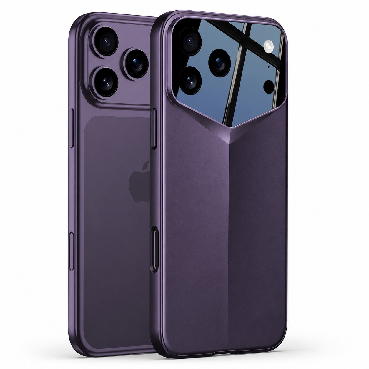 Premium iPhone Case Slim Matte Hard PC Design with Camera Lens Guard, Anti Fingerprint Finish, Secure Grip, Shockproof Coverage and Full Protection