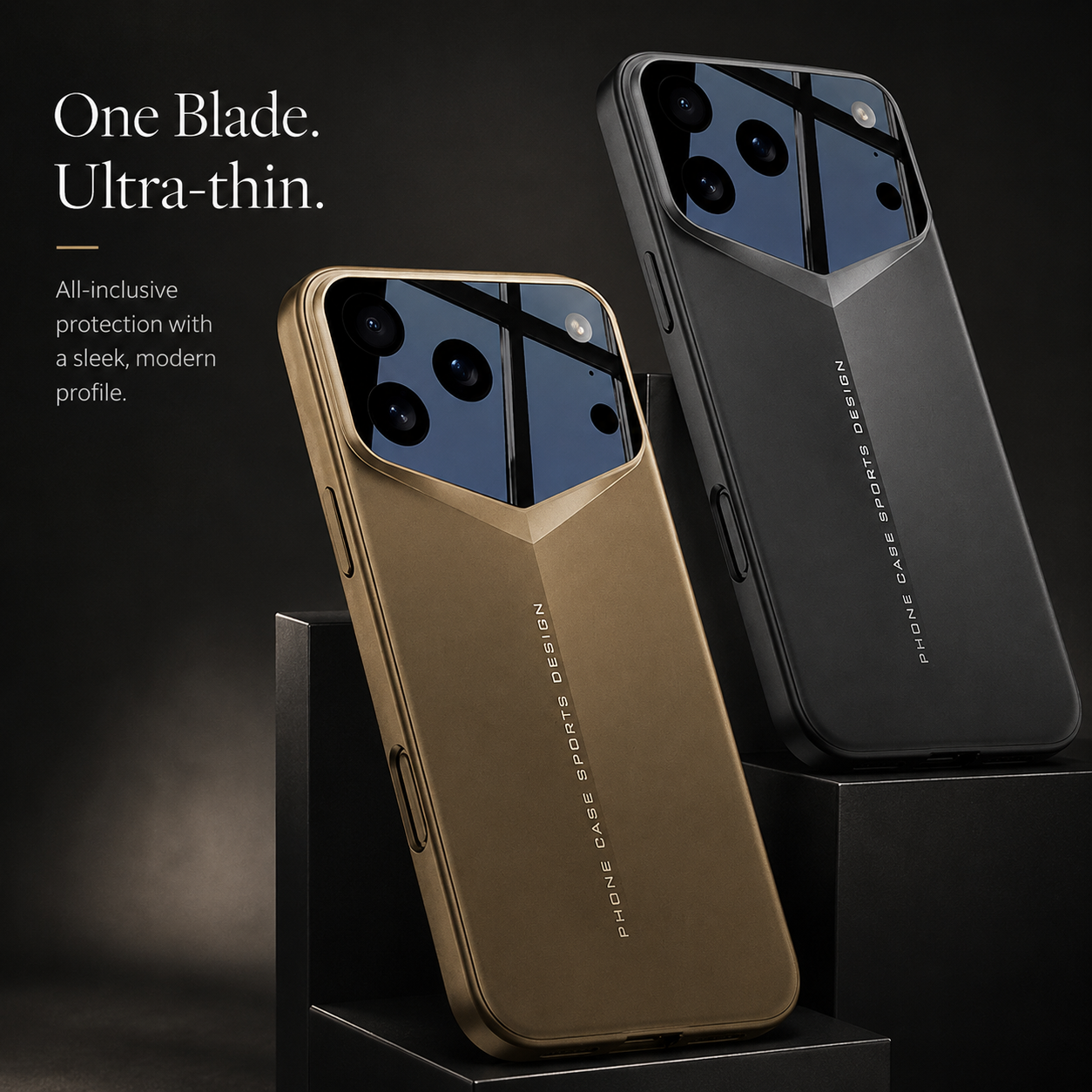 Premium iPhone Case Slim Matte Hard PC Design with Camera Lens Guard, Anti Fingerprint Finish, Secure Grip, Shockproof Coverage and Full Protection