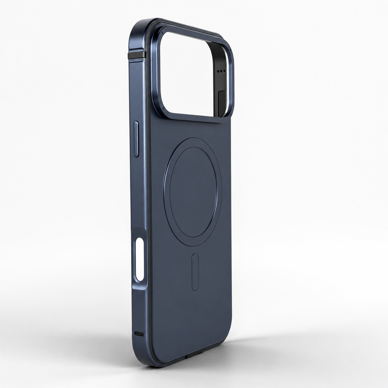 Premium iPhone Case Titanium Alloy Magnetic Design with Shockproof Aluminum Bumper, PC TPU Hybrid Back, MagSafe Wireless Charging, Slim Protection