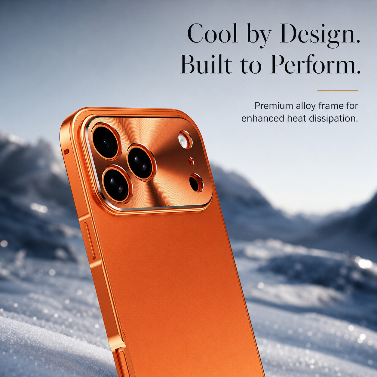 Premium iPhone Case Ultra Thin Protective Cover Aluminum Alloy Frame Camera Lens Protection Shockproof Frosted Matte Backplate Slim Design