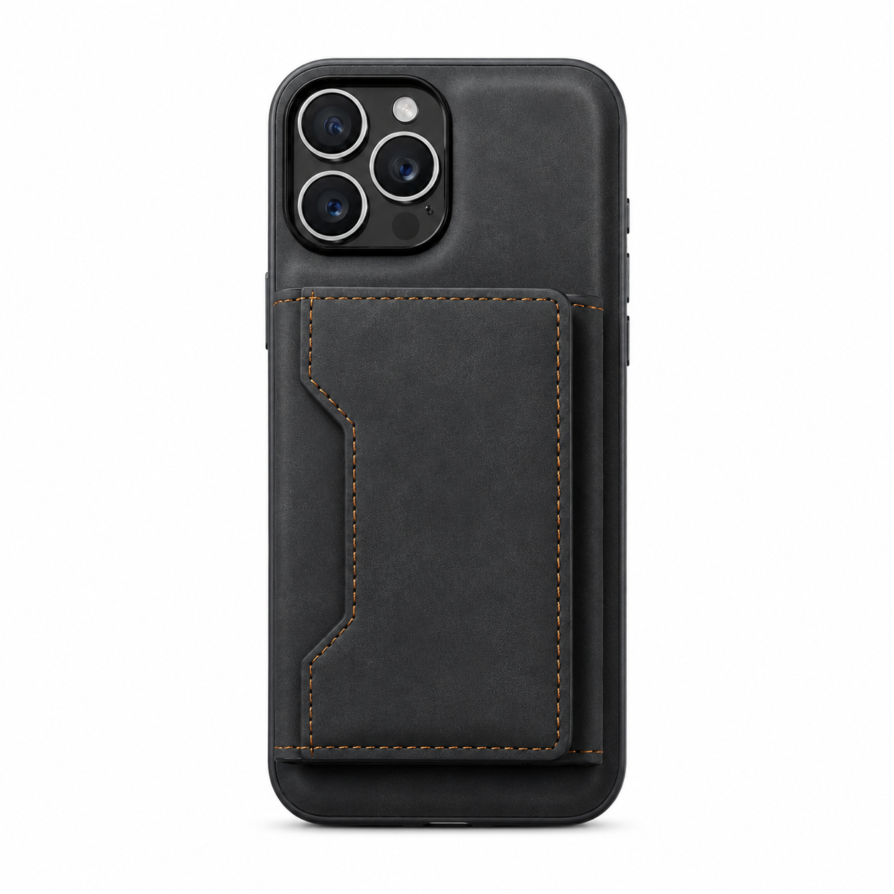 Premium iPhone Case Wallet Cover Card Holder Shockproof Protective Cover Magnetic Closure Kickstand Leather Design