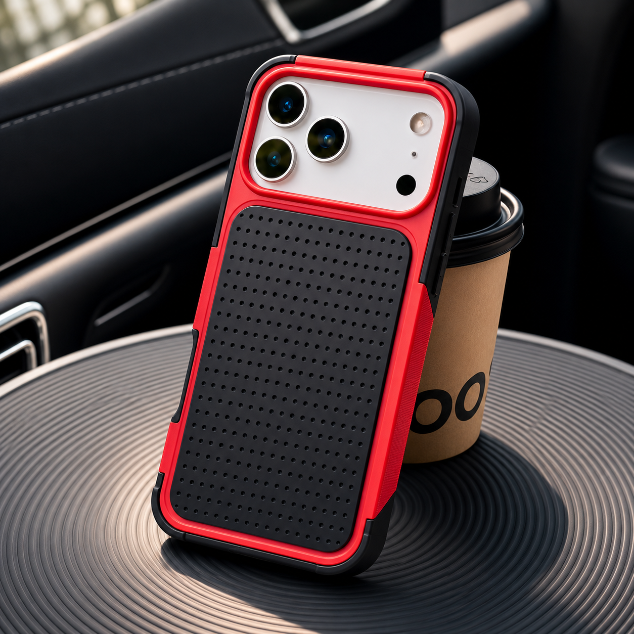 Premium iPhone Case Wallet Cover Card Holder Shockproof Protective Cover Magnetic Stand Rugged Armor Non Slip Design