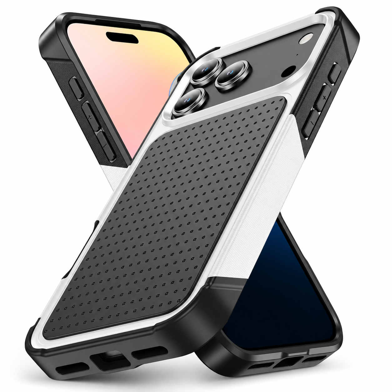 Premium iPhone Case Wallet Cover Card Holder Shockproof Protective Cover Magnetic Stand Rugged Armor Non Slip Design