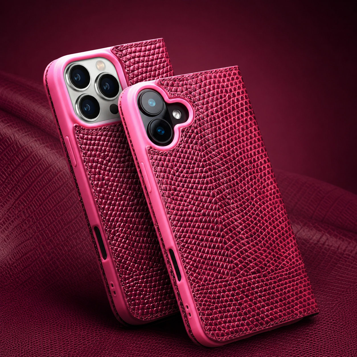 Premium iPhone Case Wallet Cover Genuine Leather Card Holder Shockproof Protective Cover Magnetic Closure Kickstand Design