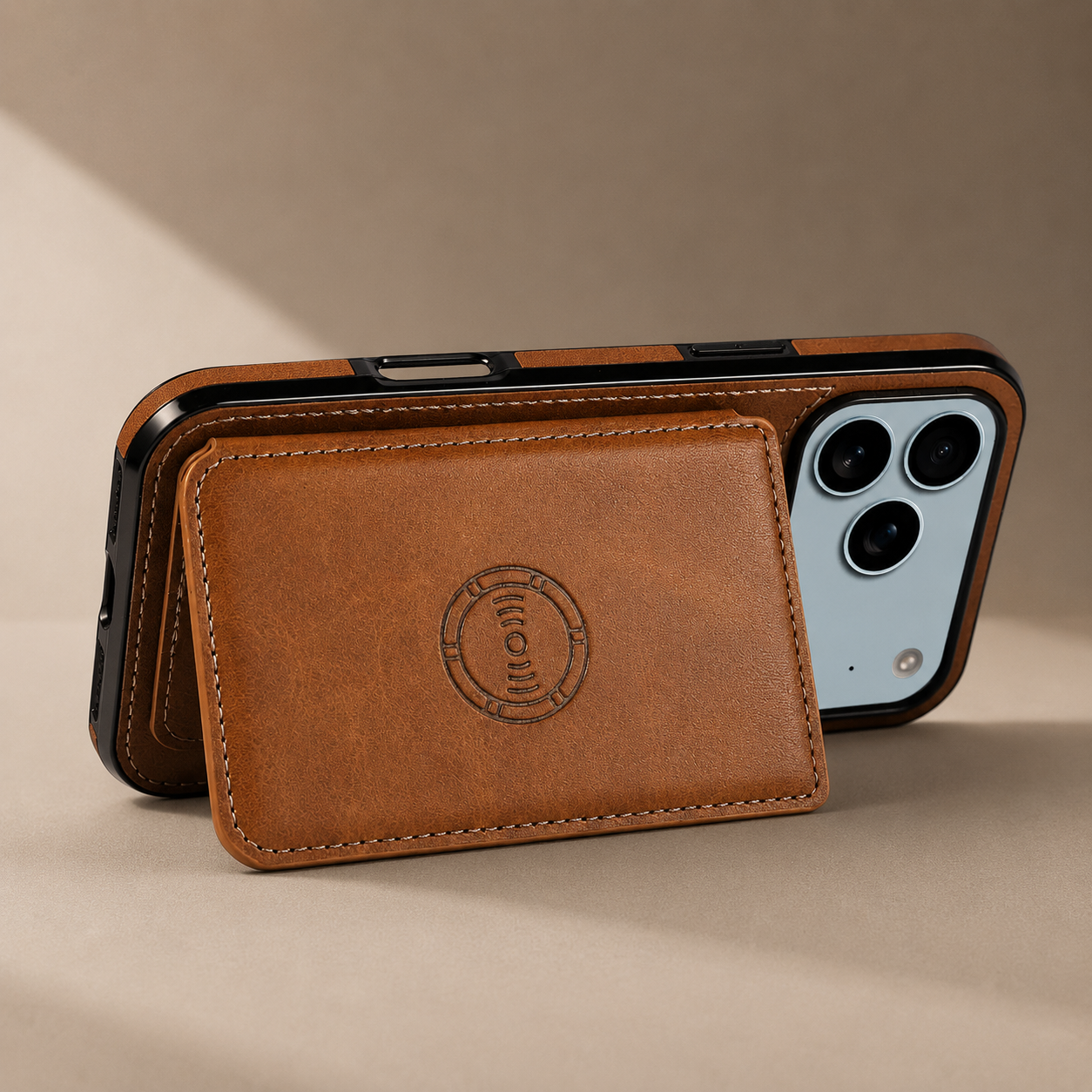 Premium iPhone Case Wallet Cover RFID Protection Card Holder Shockproof Protective Cover Magnetic Closure Leather Design