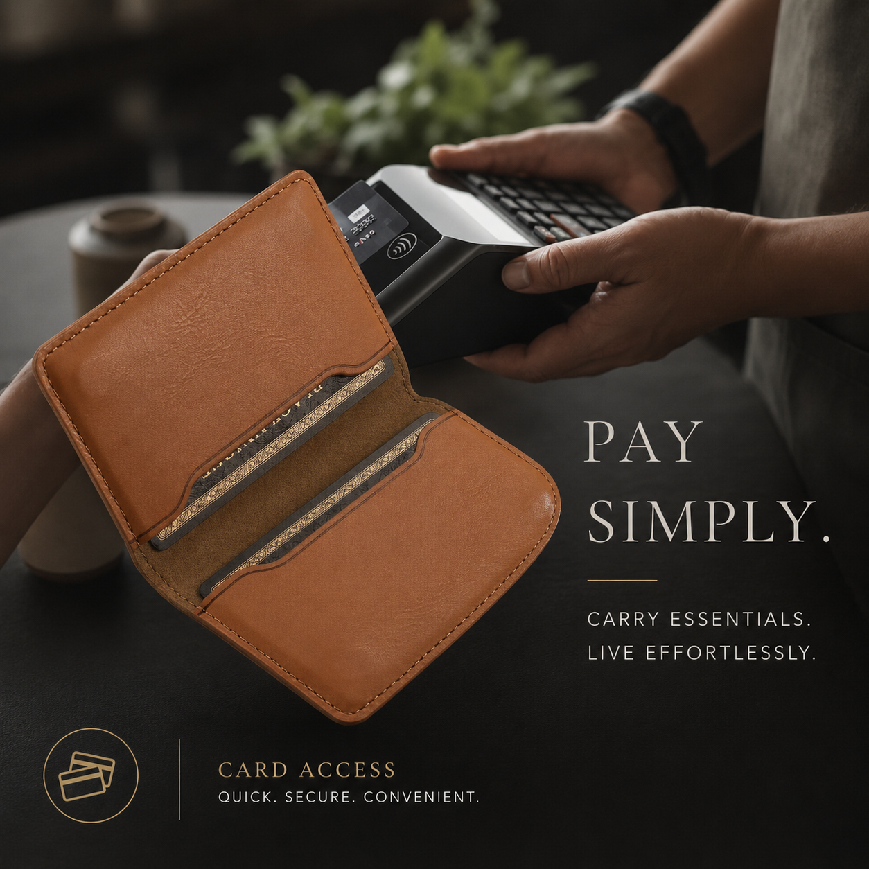 Premium iPhone Case Wallet MagSafe Compatible Leather Card Holder Protective Cover Camera Lens Protection Shockproof Slim Lightweight Design
