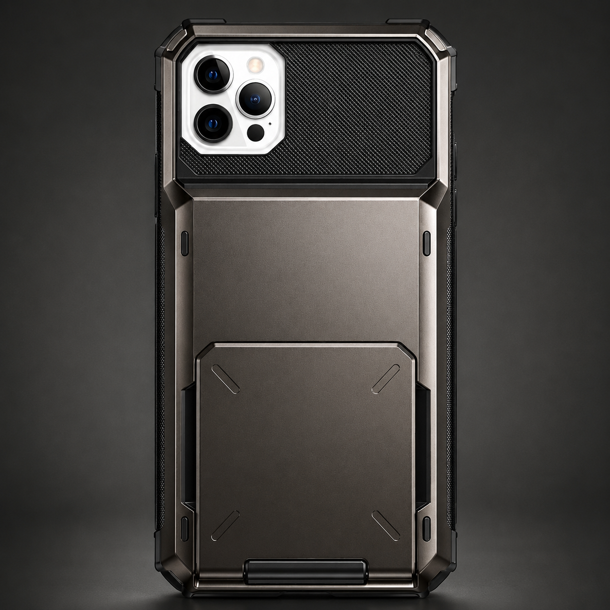 Premium iPhone Case Wallet MagSafe Compatible Magnetic Protective Cover 4 Card Holder Camera Lens Protection Shockproof Slim Design
