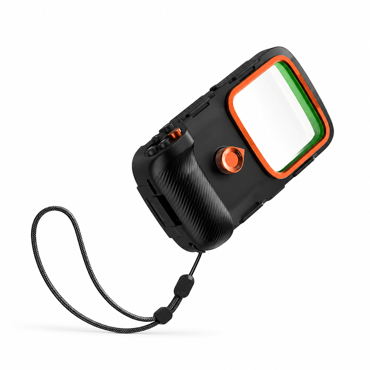 Premium iPhone Case Waterproof Diving Housing IP68 Protective Cover Bluetooth Camera Control Shockproof Full Body Protection Underwater Design