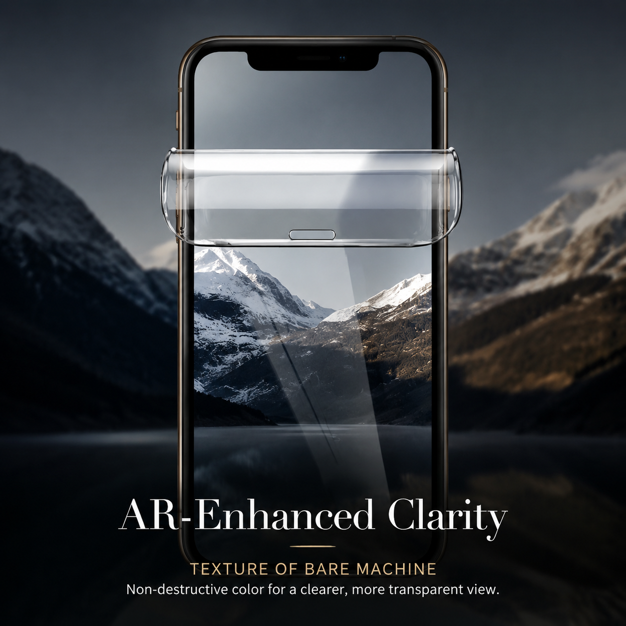 Premium iPhone Hydrogel Screen Protector Full Coverage Protective Film Smooth Touch Anti Scratch Impact Absorption Flexible HD Clarity Shield