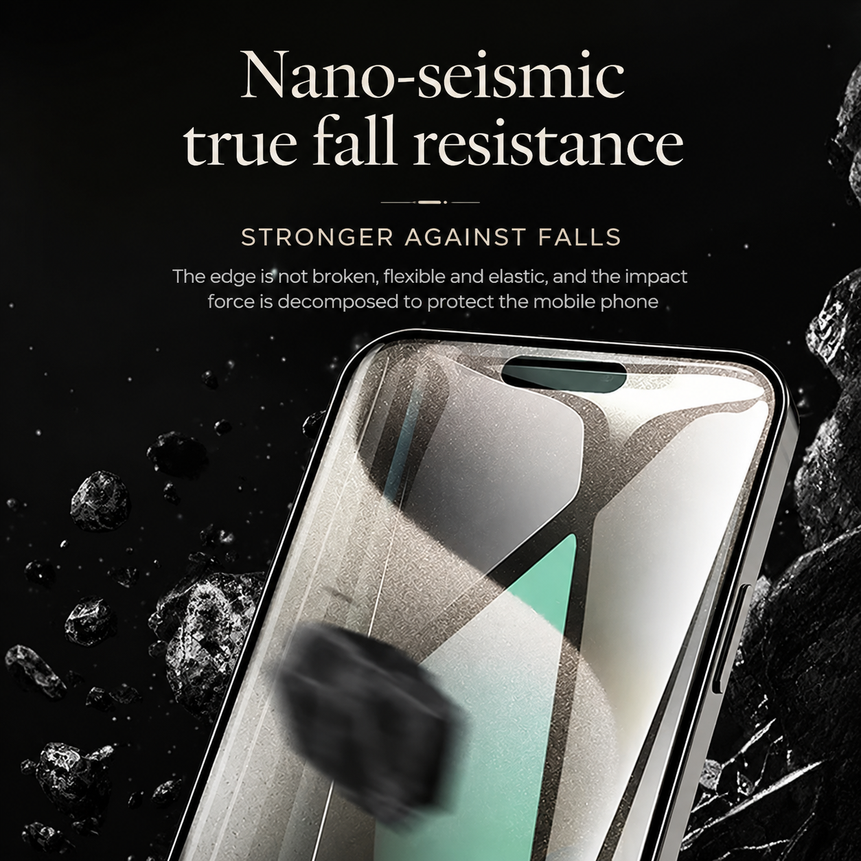 Premium iPhone Hydrogel Screen Protector Full Coverage Protective Film Smooth Touch Anti Scratch Impact Absorption Flexible HD Clarity Shield
