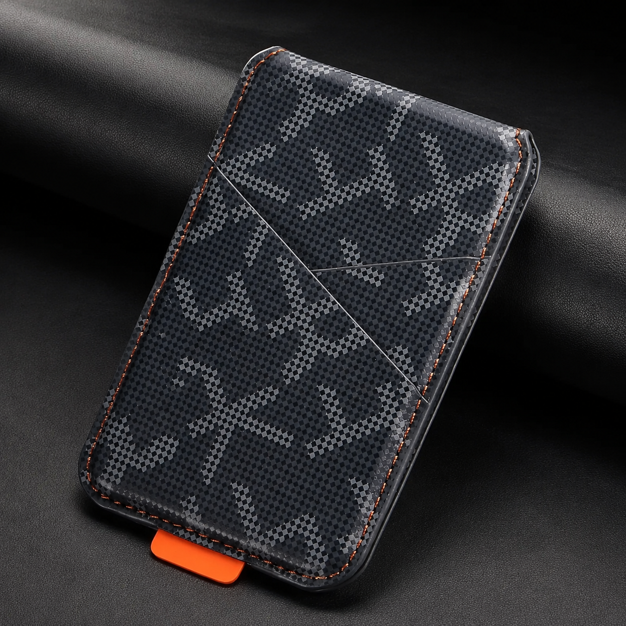 Premium iPhone MagSafe Compatible Leather Wallet Magnetic Card Holder Secure Cash Storage Strong Magnet Anti Scratch Travel Accessory Organizer