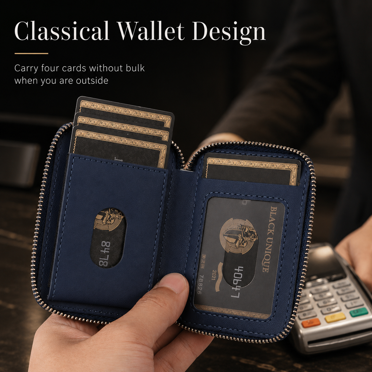Premium iPhone MagSafe Compatible Leather Wallet RFID Blocking Magnetic Card Holder Secure Storage Anti Scratch Non Slip Lanyard Travel Support