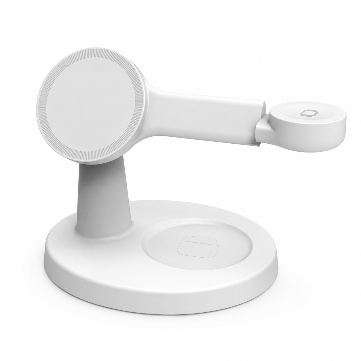 Premium iPhone MagSafe Wireless Charger 3 in 1 Magnetic Charging Station Fast Power Stand Watch Earbuds Type C Input Desktop Organizer Dock Holder