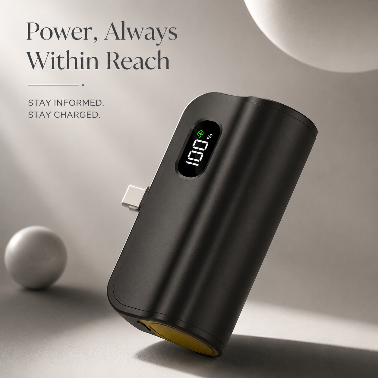 Premium iPhone Power Bank 20W Fast Charging Portable Battery Built In Cables LED Light Multi Device Charger Backup Energy Station Emergency Utility