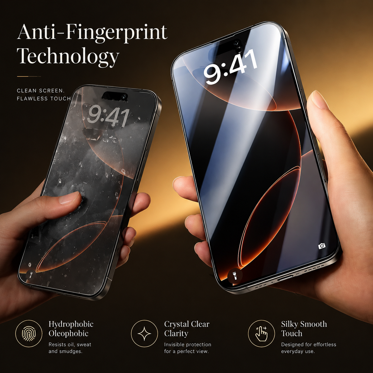 Premium iPhone Privacy Screen Protector Tempered Glass Anti Spy Shield Oleophobic Coating Anti Fingerprint Scratch Resistant HD Clarity Alignment Kit