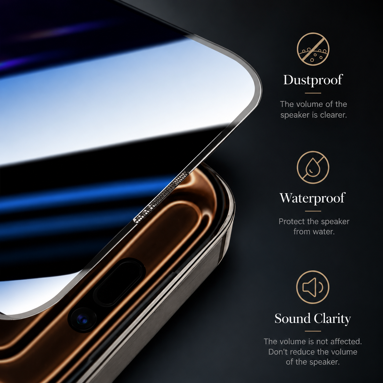 Premium iPhone Privacy Screen Protector Tempered Glass Anti Spy Shield Oleophobic Coating Anti Fingerprint Scratch Resistant HD Clarity Alignment Kit
