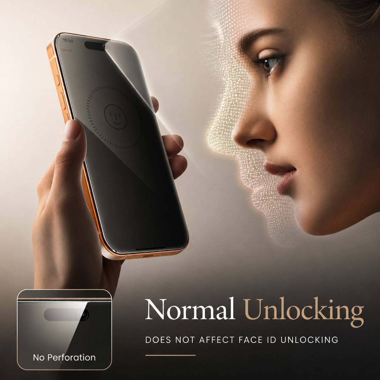 Premium iPhone Privacy Screen Protector Tempered Glass Anti Spy Shield Oleophobic Coating Anti Fingerprint Scratch Resistant HD Clarity Alignment Kit