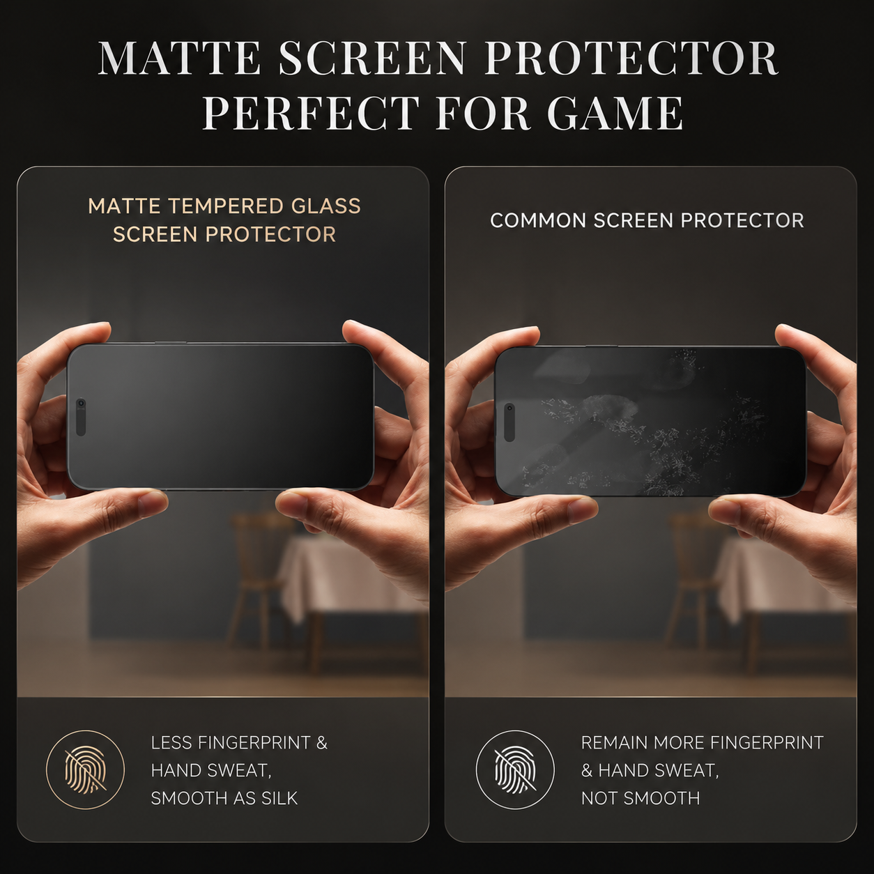 Premium iPhone Screen Protector Privacy Tempered Glass Anti Spy Matte Anti Glare Oleophobic Coating Full Coverage Installation Frame Scratch Resistant