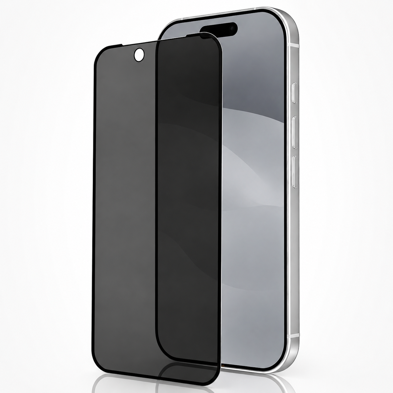 Premium iPhone Screen Protector Privacy Tempered Glass Anti Spy Matte Anti Glare Oleophobic Coating Full Coverage Installation Frame Scratch Resistant