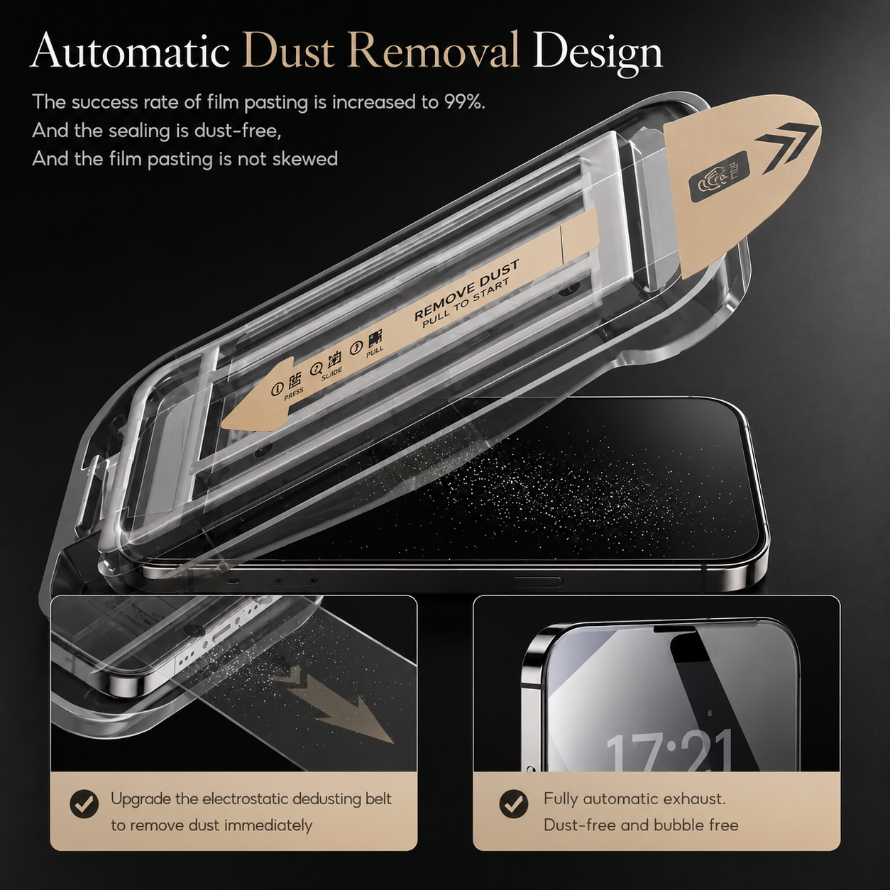 Premium iPhone Screen Protector Tempered Glass HD Clear Anti Fingerprint Scratch Resistant Bubble Free Shatterproof Ultra Thin Case Friendly Film