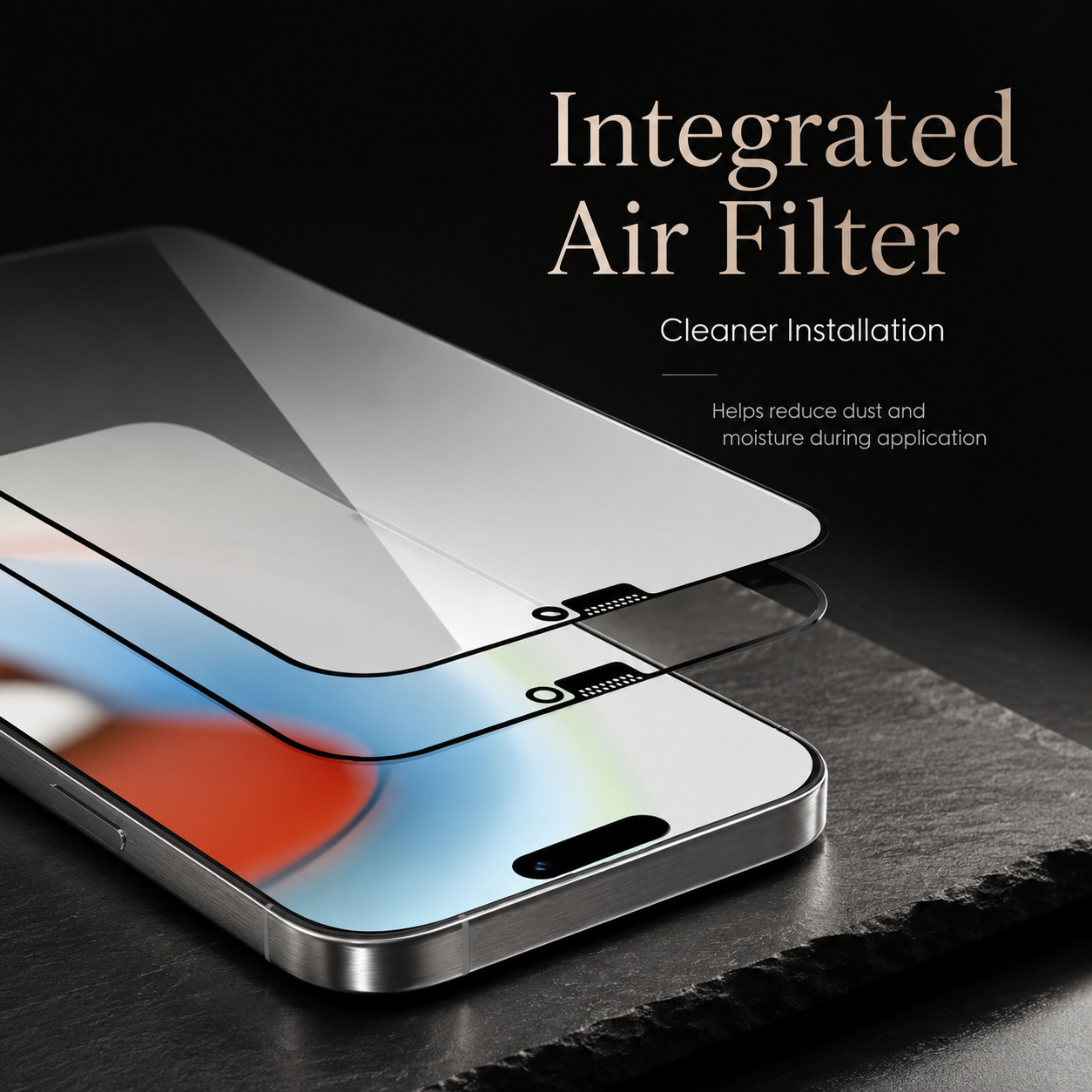 Premium iPhone Screen Protector Tempered Glass HD Clear Anti Fingerprint Scratch Resistant Bubble Free Shatterproof Ultra Thin Case Friendly Film