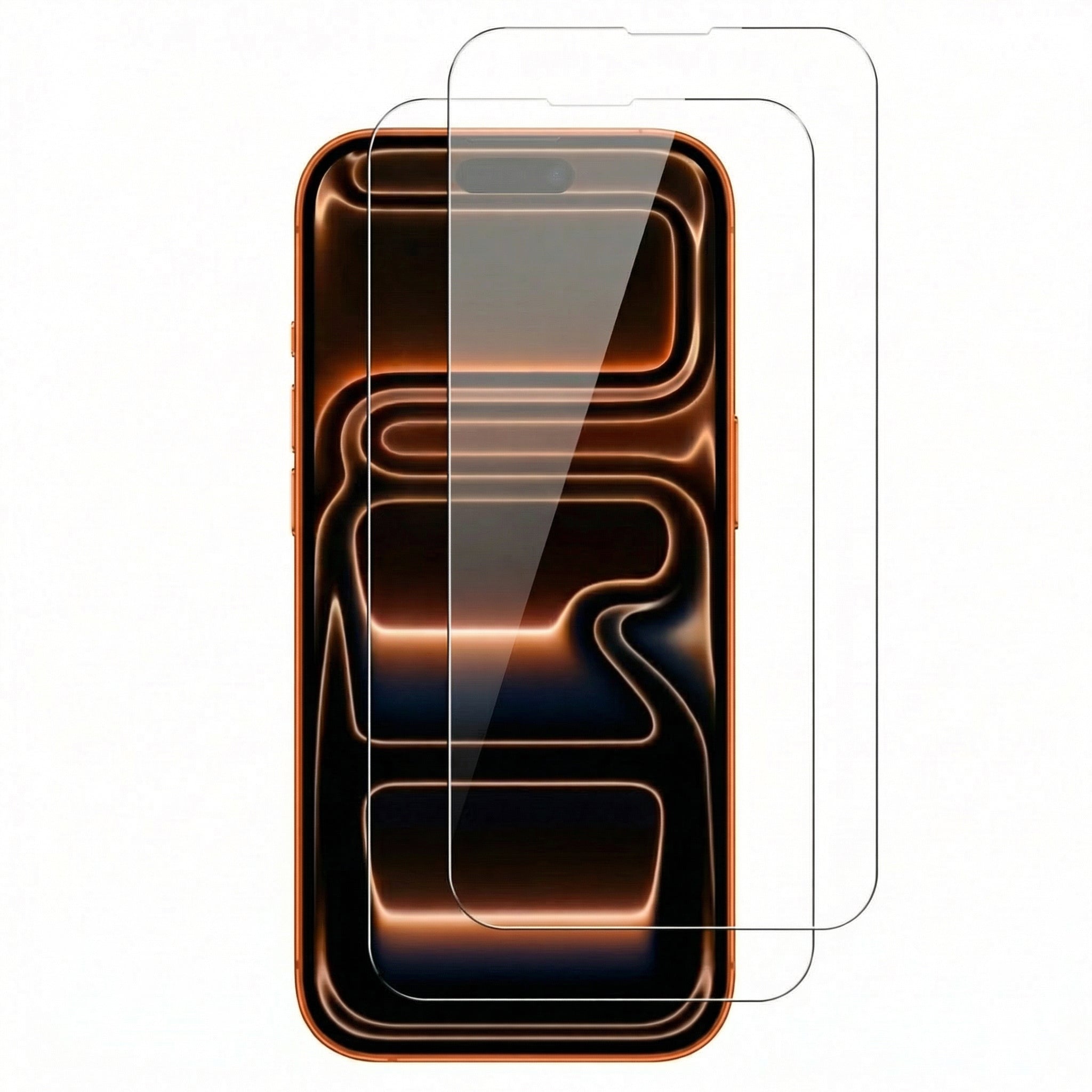 Premium iPhone Screen Protector Tempered Glass HD Clear Anti Fingerprint Scratch Resistant Bubble Free Shatterproof Ultra Thin Case Friendly Film