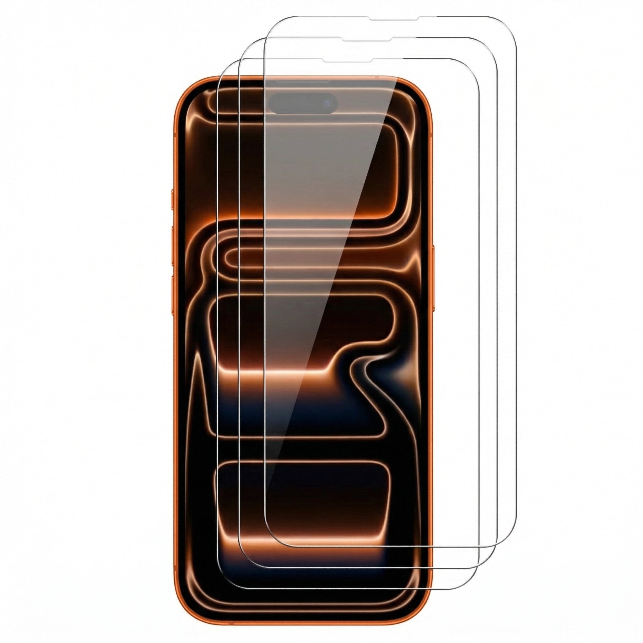 Premium iPhone Screen Protector Tempered Glass HD Clear Anti Fingerprint Scratch Resistant Bubble Free Shatterproof Ultra Thin Case Friendly Film