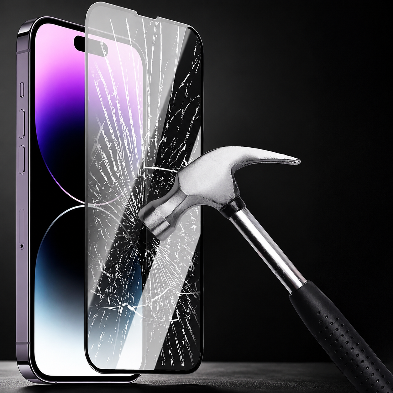 Premium iPhone Screen Protector Tempered Glass HD Clear Full Screen Coverage Anti Fingerprint Scratch Resistant Bubble Free Shatter Protection Ultra Thin Case Friendly