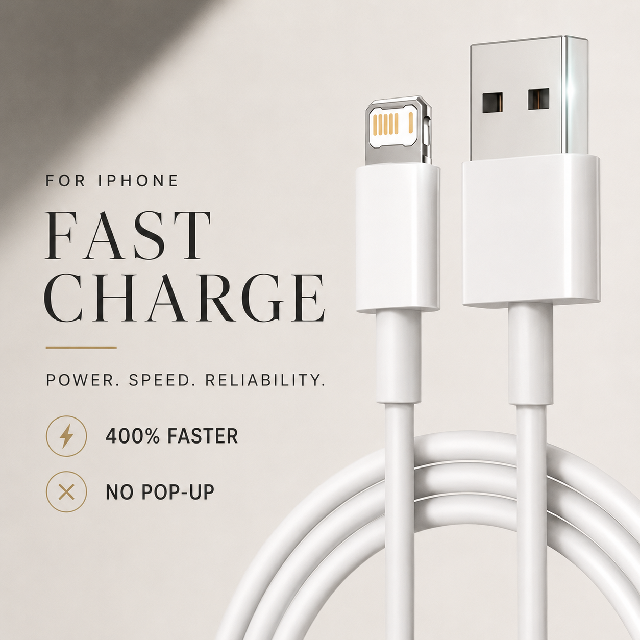 Premium iPhone USB C Fast Charging Cable 35W PD Power Delivery Data Sync Cord Durable TPE TPU Construction Reliable Connector Flexible Secure Output